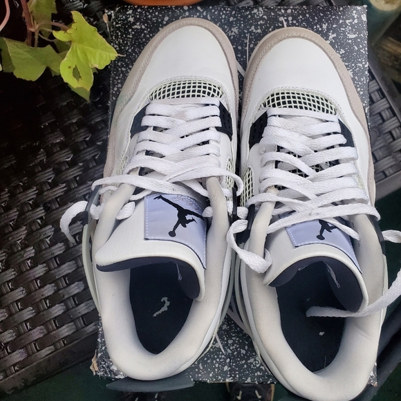 Nike Air Jordan Retro IV 4 Military Black 2022 Men Sz 9 Women sz10.5 sneaker - Picture 6 of 10